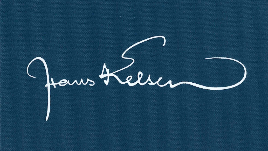 Abb.: Vordere Umschlagseite des ersten Bandes der Hans Kelsen Werke (HKW 1); © Mohr Siebeck.