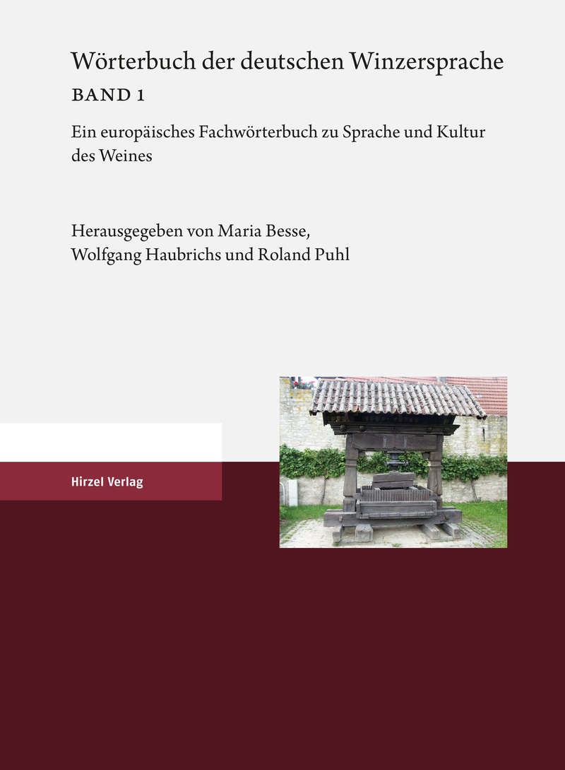 [Cover] Wörterbuch der deutschen Winzersprache 2022